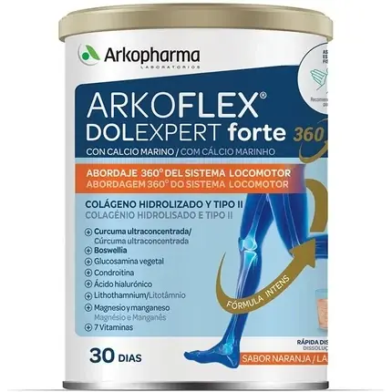 Supliment Arkopharm Arkoflex Dolexpert, portocaliu, 360g Expediere rapidă