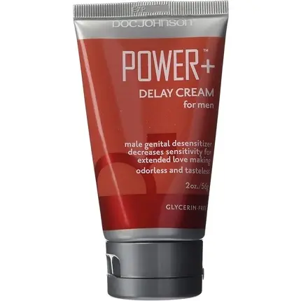 Livrare expres Cremă Delay, Doc Johnson, Power Plus, roșu, 56g