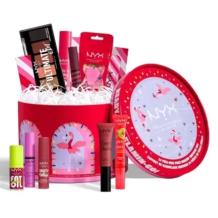 Set machiaj, NYX, Advent Calendar, roșu Preț mic