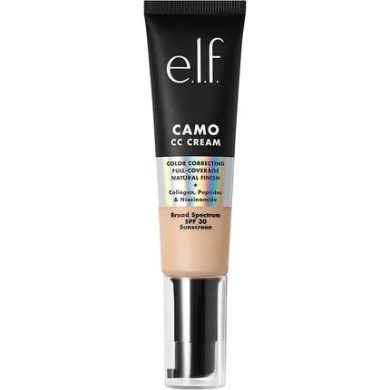 Plată securizată CC Cream, E.L.F., Camo, SPF 30, Fair