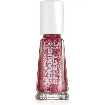 Lac de unghii, Layla Cosmetics, Ceramic Effect, roz strălucitor Cumpără online