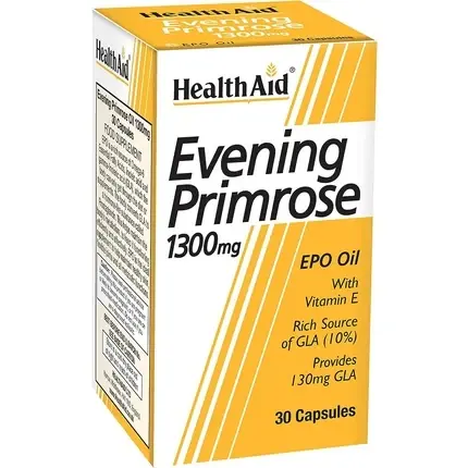 Supliment capsule, HealthAid, Evening Primrose, 1300mg, 30 buc Premium