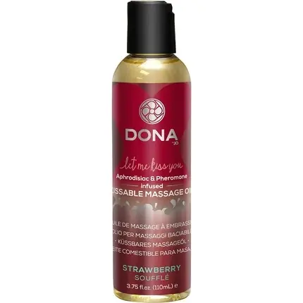 Ulei masaj, Dona By Jo, Strawberry Souffle, 110ml Preț redus
