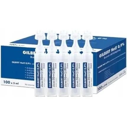 Soluție Inhalare, Gilbert, 0.9% NaCl, pachet 100 x 5ml Preferatul clienților