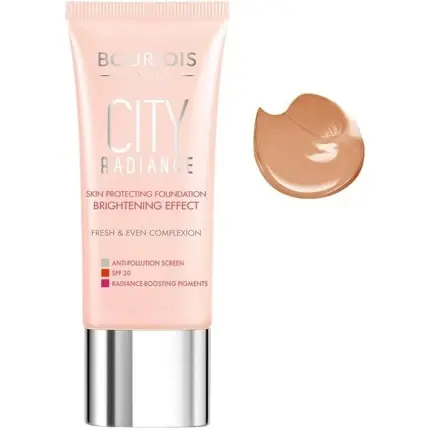 Fond de ten Bourjois City Radiance 06 Light Tan, 3ml, bej Ofertă specială