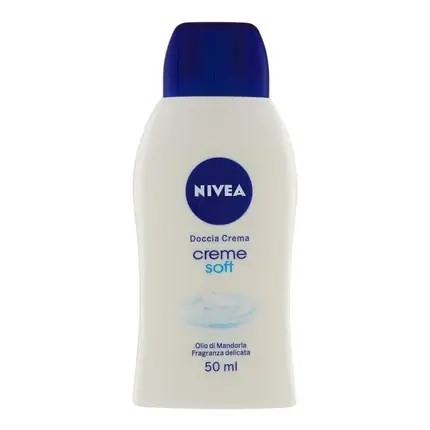 Ofertă exclusivă Gel de duș Nivea Creme Soft, 50ml, alb