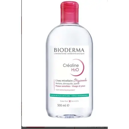 Demachiant Bioderma Crealine H2O, 500 ml, roz Preț promoțional