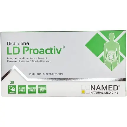 Supliment, Named, Disbioline LD Proactiv, 30 capsule, verde Cumpărături sigure