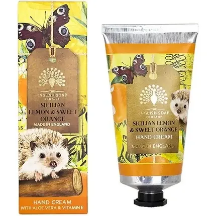 Reducere Cremă de mâini, The English Soap Company, cu lămâie siciliană și portocală dulce, 75ml