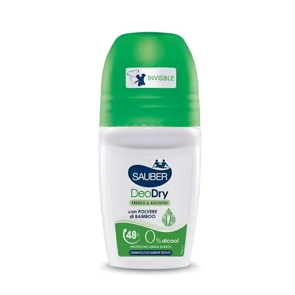 Mai ieftin Deodorant roll-on Sauber DeoDry, bambus, 50ml