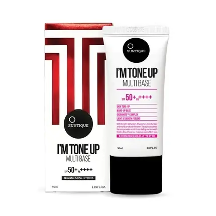 Cremă facială SPF50+, Suntique, 50ml, alb Ultima șansă