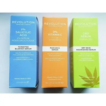 Ser Revolution, 30ml, Salicilic, Vitamina C, CBD Reducere extra