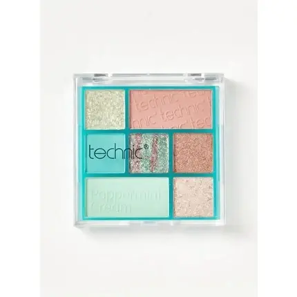 Popular Fard de ochi Technic, Peppermint Cream, 9 nuante