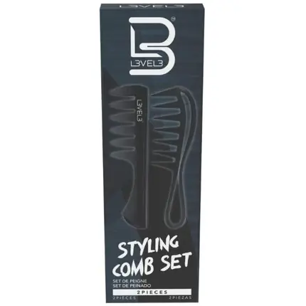 Pieptene Styling, L3, set ergonomic, negru Reducere extra