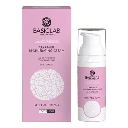 Chilipir Cremă regenerantă, BasicLab, ceramide, 50ml, roz
