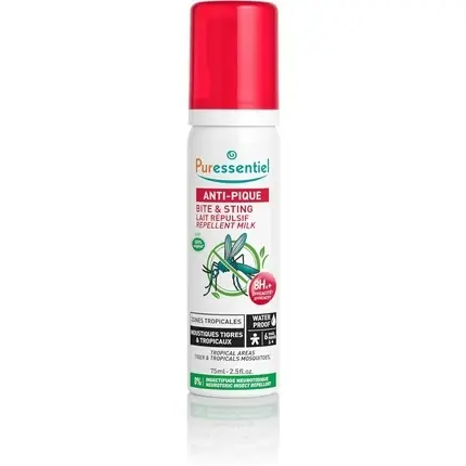 Cumpără online Loțiune repelentă corp/față Puressentiel, 75ml, roșu