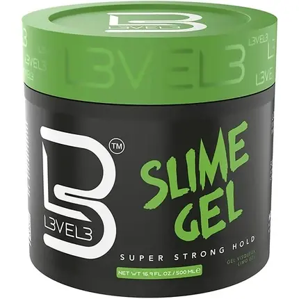 Gel păr, L3, Slime, negru, 500ml Cel mai bun preț