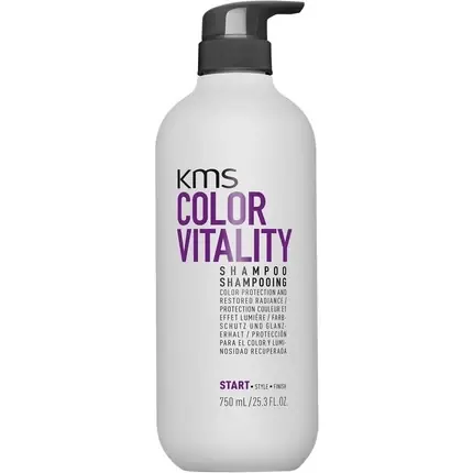 Plată sigură Șampon, KMS, Color Vitality, alb, 750ml