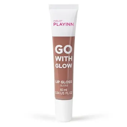Gloss de buze Inglot Playinn, Go With Glow, maro, 10ml Ultima șansă