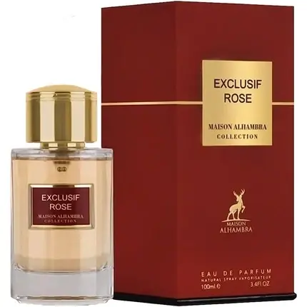 Preț promoțional Parfum Maison Alhambra Exclusif Rose, 100 ml, Sticlă și Capac Aurii