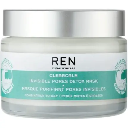 Ofertă limitată Masca Purifianta REN ClearCalm Detox 50ml Alb