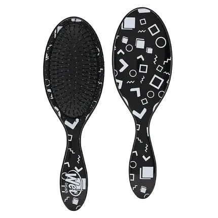 Premium Perie Detangler, Wet Brush, Checker, Negru