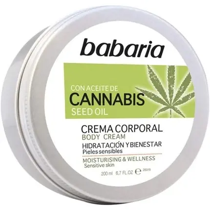 Ofertă de sezon Cremă Corp, Babaria, Cannabis, 200 ml