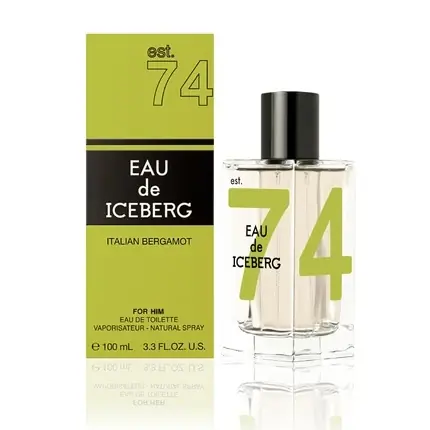 Premium Eau De Toilette, Iceberg, Italian Bergamot, 100ml, Sticlă Pătrată
