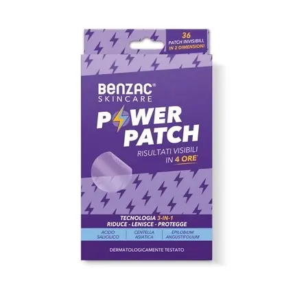 Ultima șansă Plasturi acnee, Benzac, violet, 36 buc