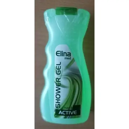 Gel de duș, Elina Med, Active, verde Preț mic