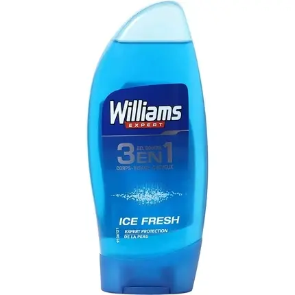 Gel de duș Williams Ice Fresh, albastru, 250ml Ieftin
