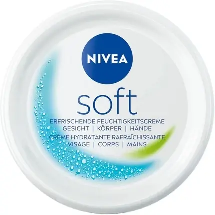 Cremă față, Nivea, Soft, 50ml, alb Reducere