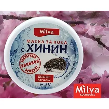Premium Masca de Păr, Milva, Chinină, Alb, 250ml