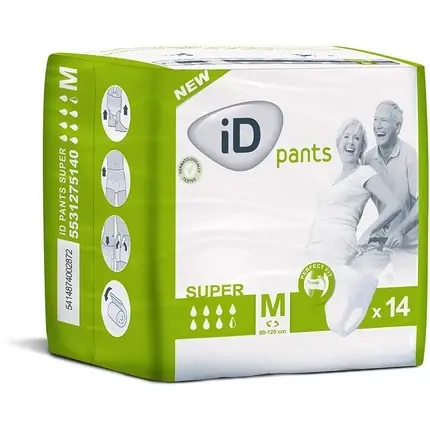 Pantaloni Plenitudine Id, M, Super, 14 buc, alb Reducere