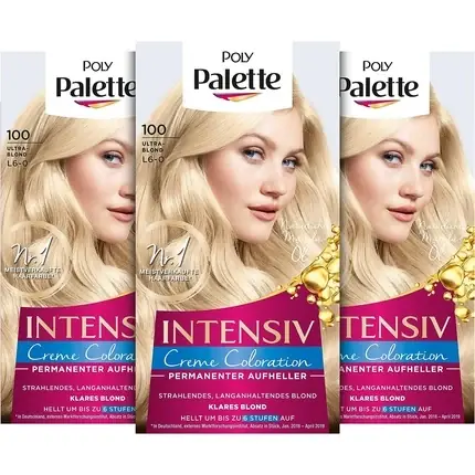 Nu rata Vopsea de păr Palette, Cremă, ultrablond, 125ml