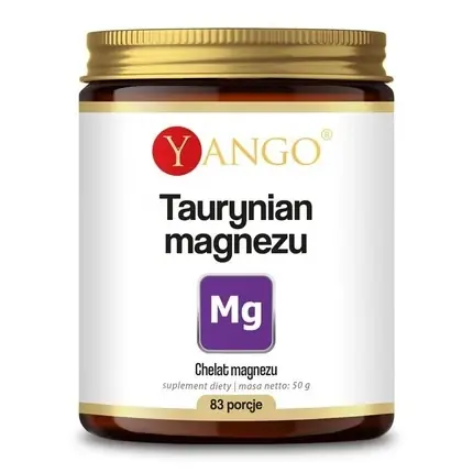 Minerale, Yango, Taurinat de Magneziu, 50g Preț promoțional