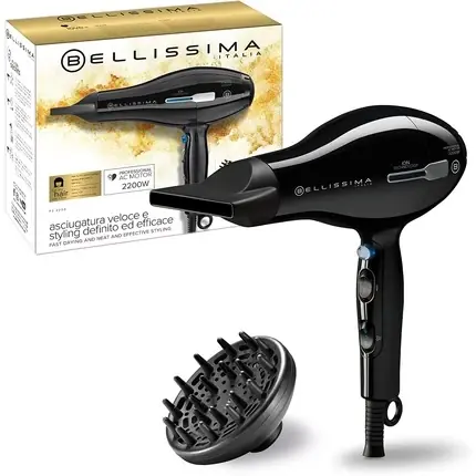 Uscator de par, Imetec, Bellissima P2 2200, negru Cumpără acum