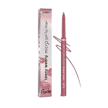 Creion contur buze, Rude, Teeny Weeny Micro Gel, roz Super ofertă