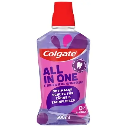 Apă de gură, Colgate, All In One, fără alcool, 500ml Nu rata