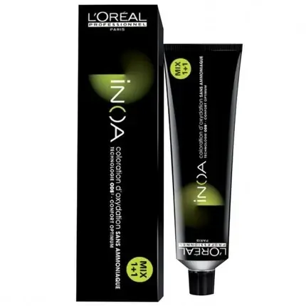 Discount Vopsea de păr, L‘Oréal INOA, 60ml, negru
