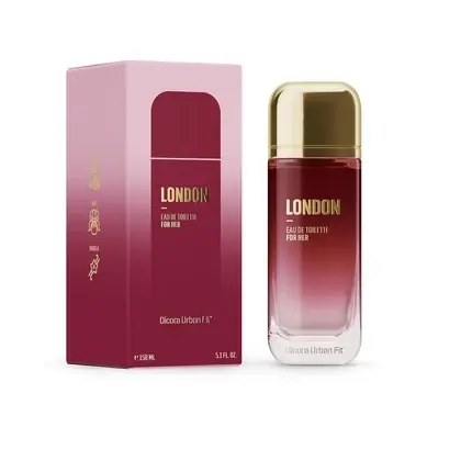 Eau De Toilette Dicora Urbanfit London 150ml Rosu-Auriu Plată sigură
