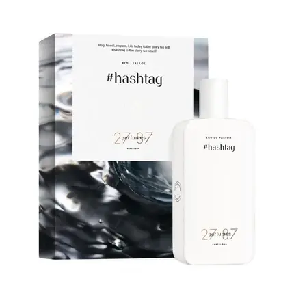 Noutate Parfum, 27 87, hashtag, alb, 87ml