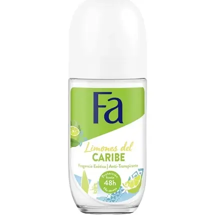 Deodorant roll-on, Fa, Limones del Caribe, 50 ml Plată sigură