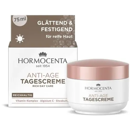 Preferatul clienților Cremă de zi, Hormocenta, antirid, 75 ml, alb cu auriu
