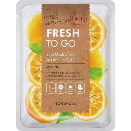 Vezi acum Mască de față, Tonymoly, Fresh to Go Yuja, galben