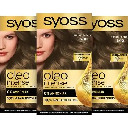 Cumpără acum Vopsea de păr, Syoss, Oleo Intense, blond închis