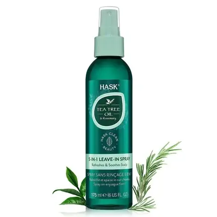 Nu rata Balsam Leave-In, Hask, Tea Tree Oil, spray