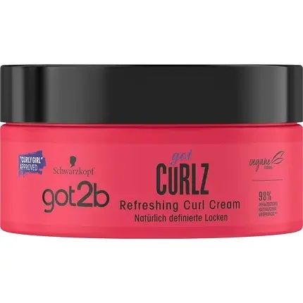Livrare rapidă Cremă bucle, Got2b, Curlz, 200ml, roz