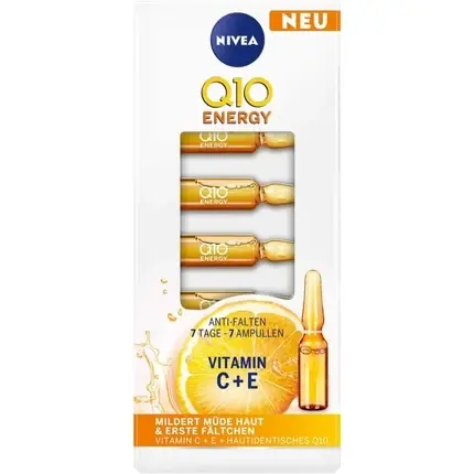 Tratament ten, Nivea, Q10 Energy, 7 fiole Ofertă limitată