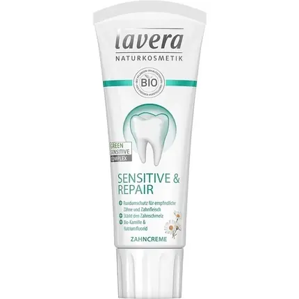 Cumpără acum Pastă de dinți, Lavera, Sensitive & Repair, alb